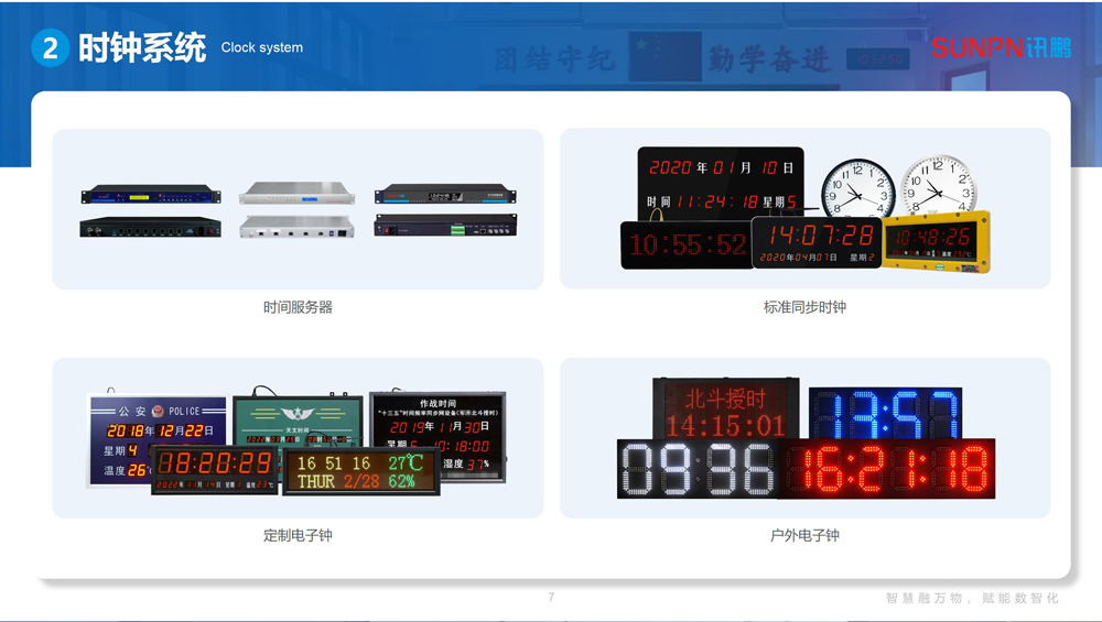 讯鹏科技-智时钟系统产品