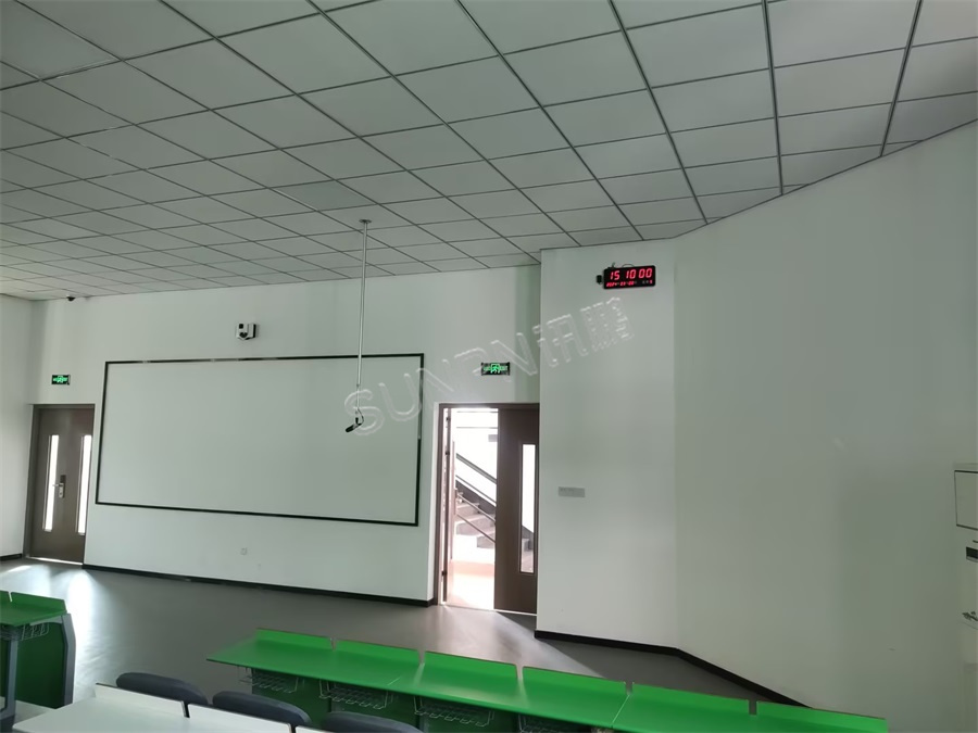 学校同步时钟系统-教室安装展示