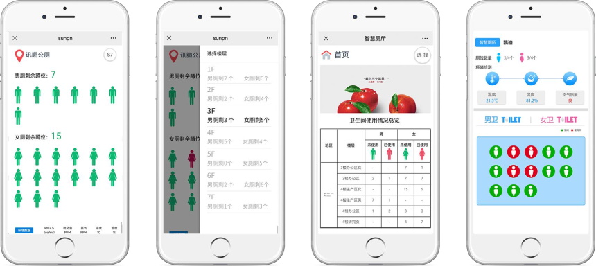 讯鹏智慧公厕系统小程序-界面展示