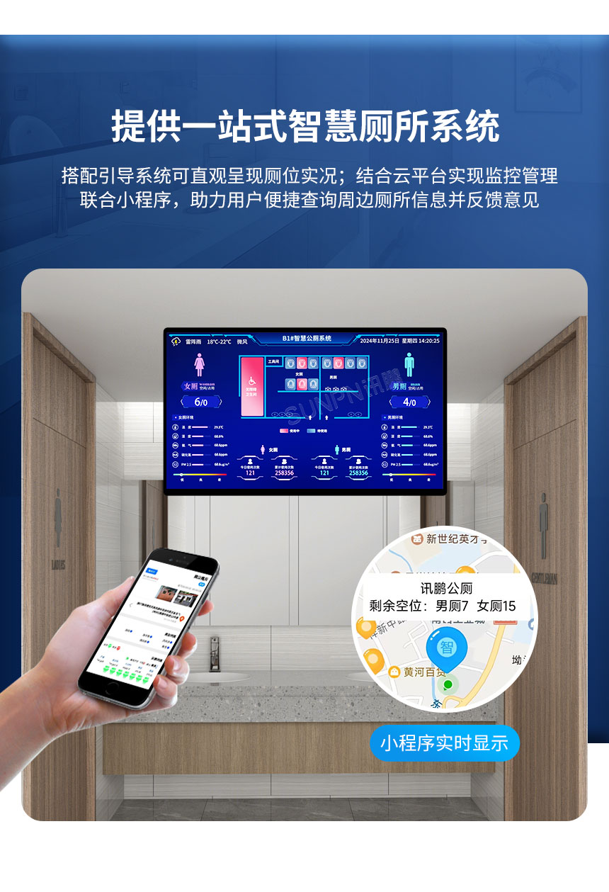 提供智慧公厕系统软件