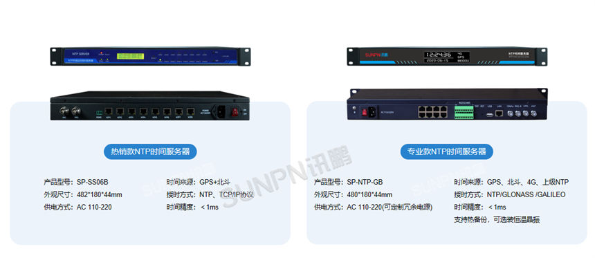 深圳讯鹏NTP网络时钟服务器参数