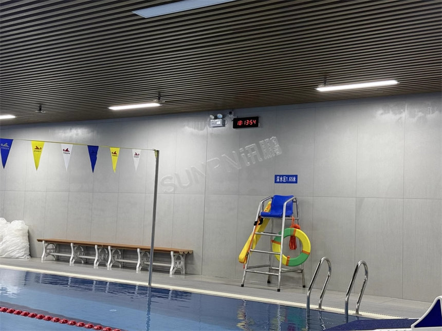 讯鹏科技网络时钟安装实拍