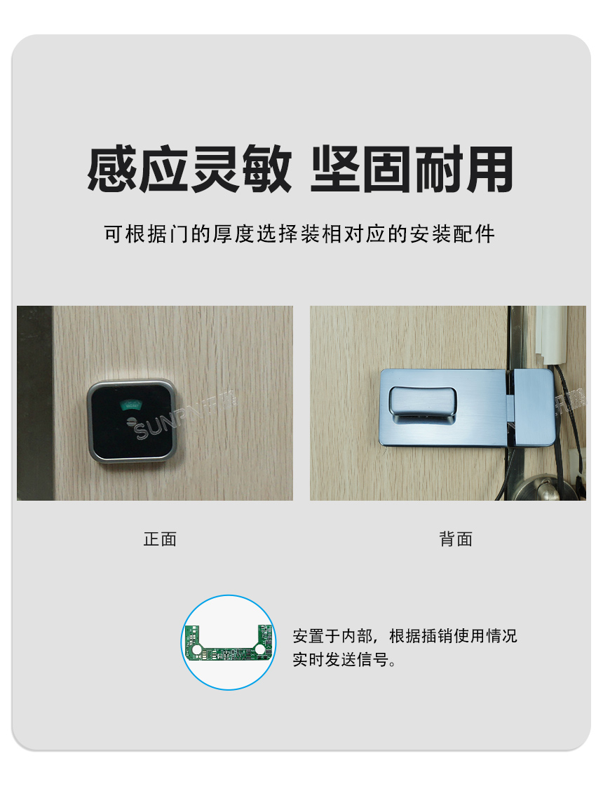 讯鹏科技智能门锁感应灵敏