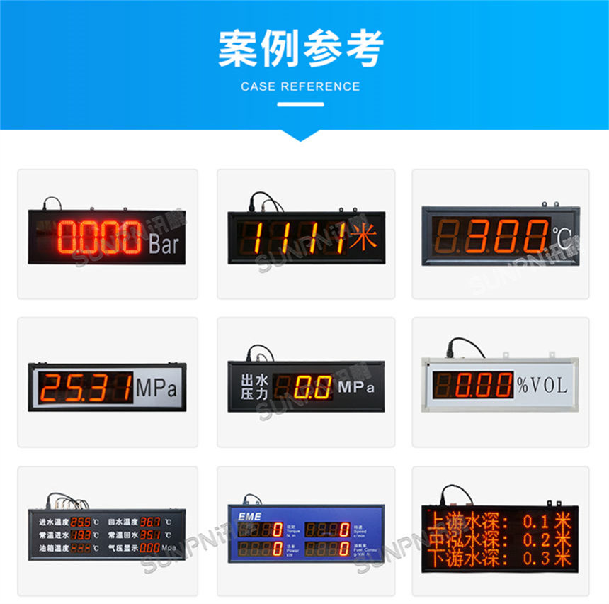 讯鹏科技环境数据采集屏案例参考