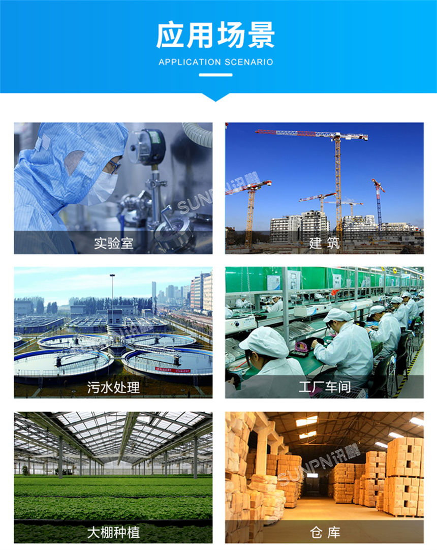 讯鹏科技环境数据采集屏应用场景