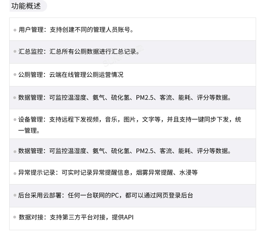 讯鹏科技智慧公厕系统-云平台介绍