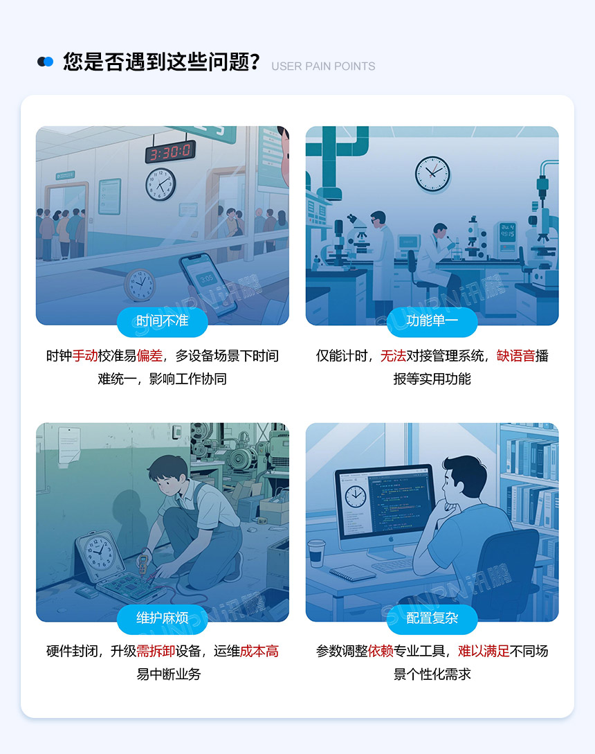 没有使用同步时钟-出现的问题