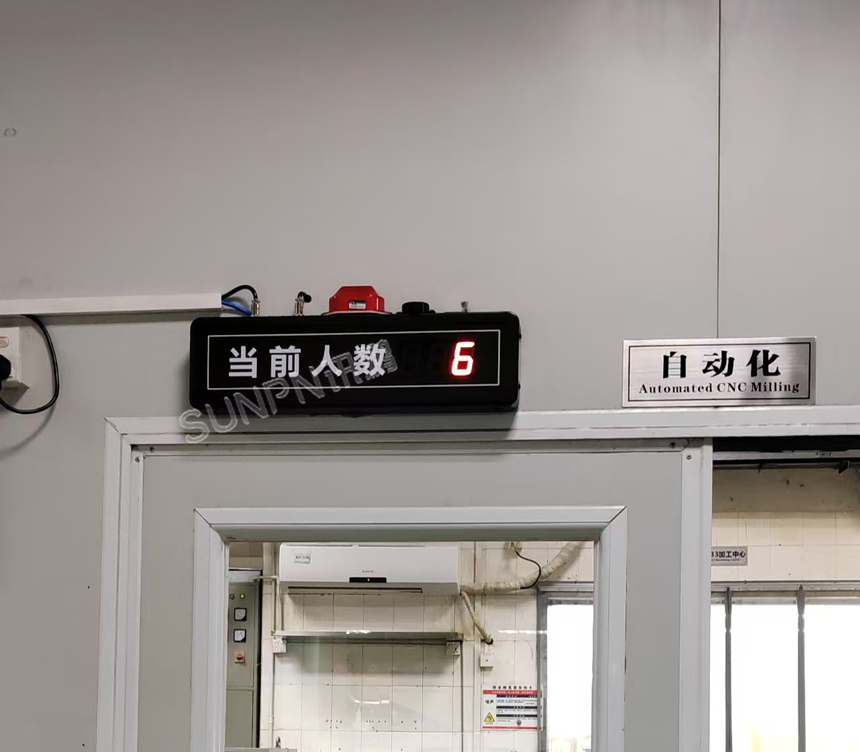 讯鹏LED人数管控屏-实时显示人数