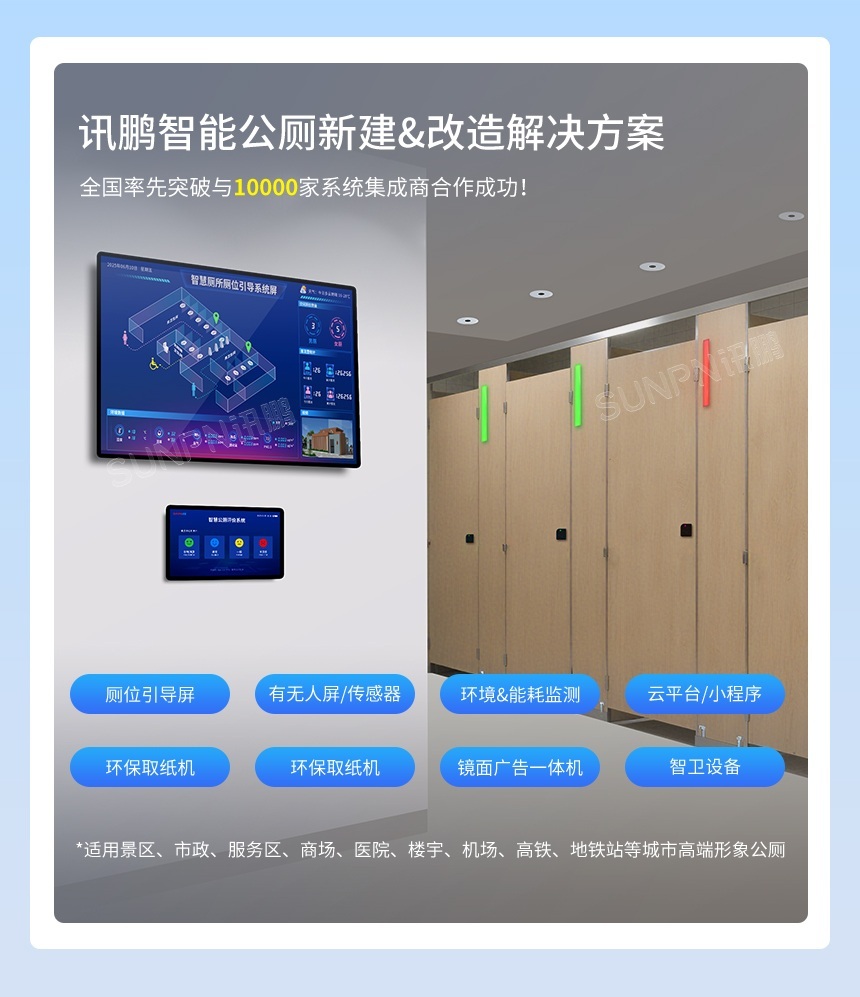 讯鹏智慧公厕系统简介 讯鹏智慧公厕系统简介