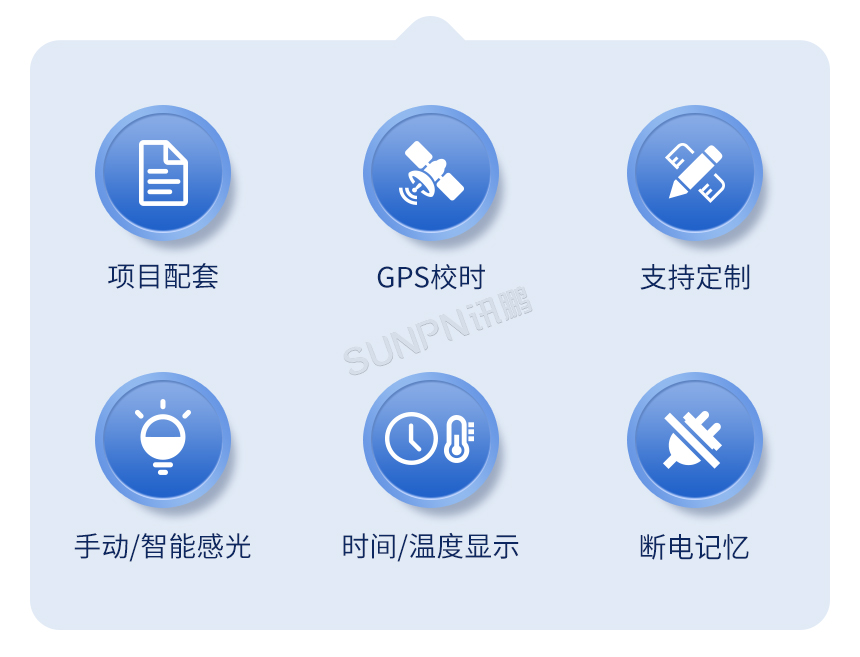 讯鹏科技GPS户外防水电子钟优势
