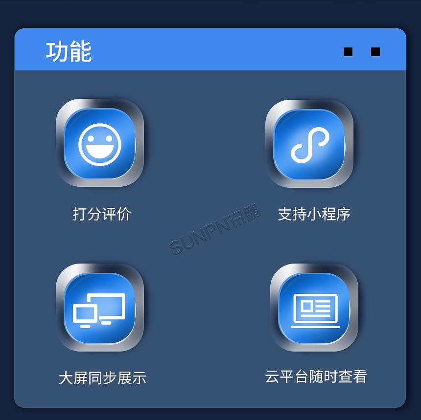 讯鹏智慧公厕满意度评价屏-卖点