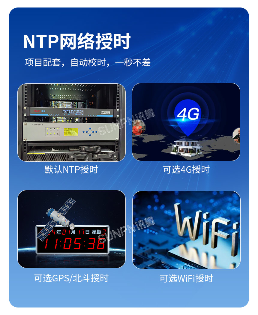 讯鹏LED网络同步时钟自动校时