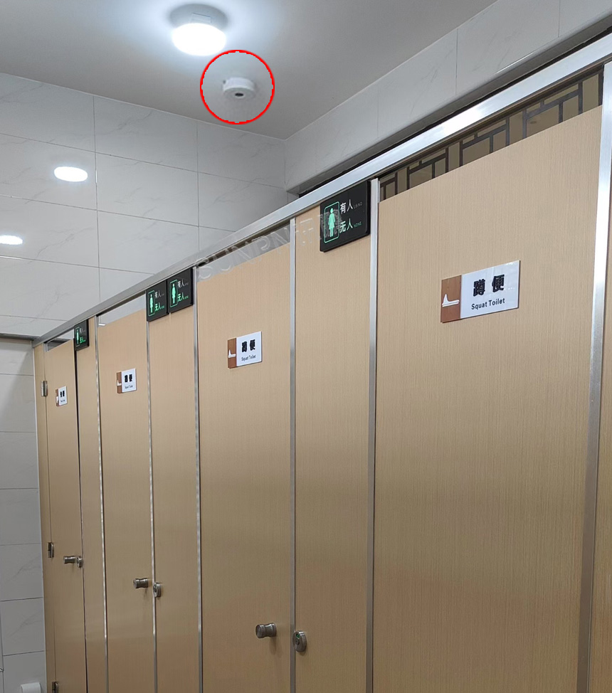 讯鹏智慧公厕有无人检测系统