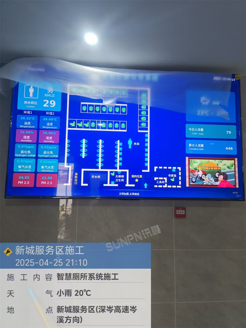 讯鹏科技智慧公厕-案例展示