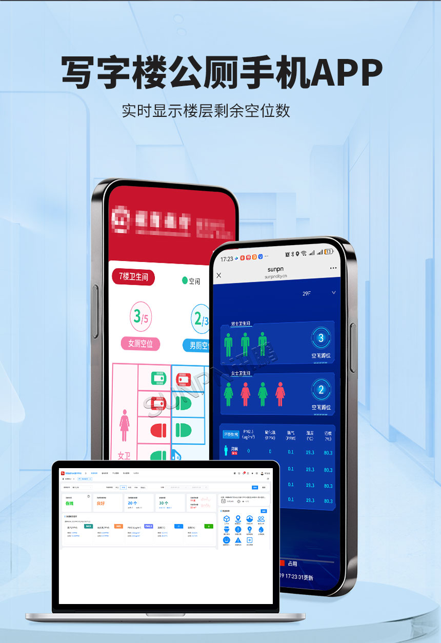 工厂写字楼智慧公厕引导系统 工厂写字楼智慧公厕引导系统