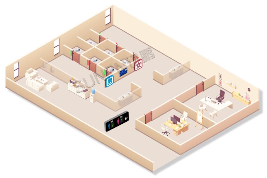 楼宇智慧公厕系统解决方案