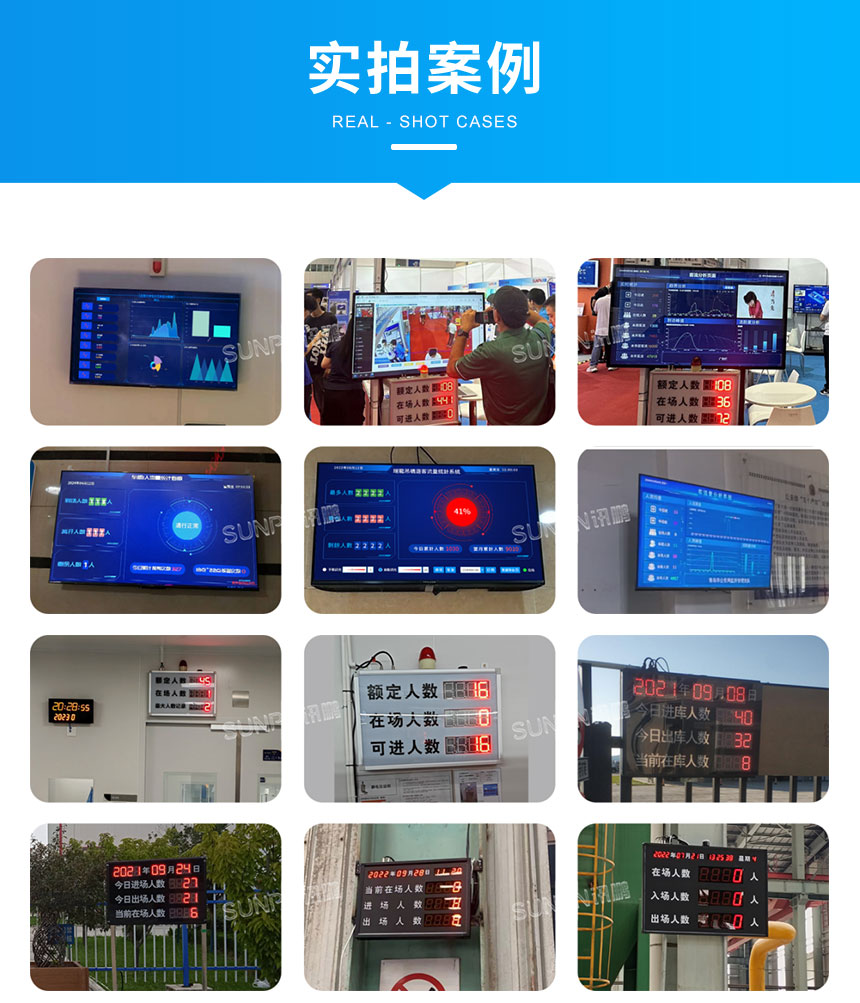 人流量显示屏-实拍案例 人流量显示屏-实拍案例