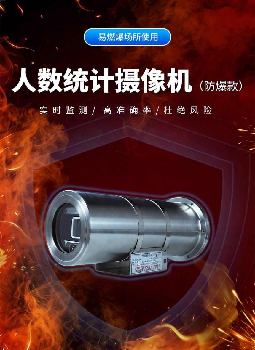 讯鹏防爆人数统计摄像机-核心功能