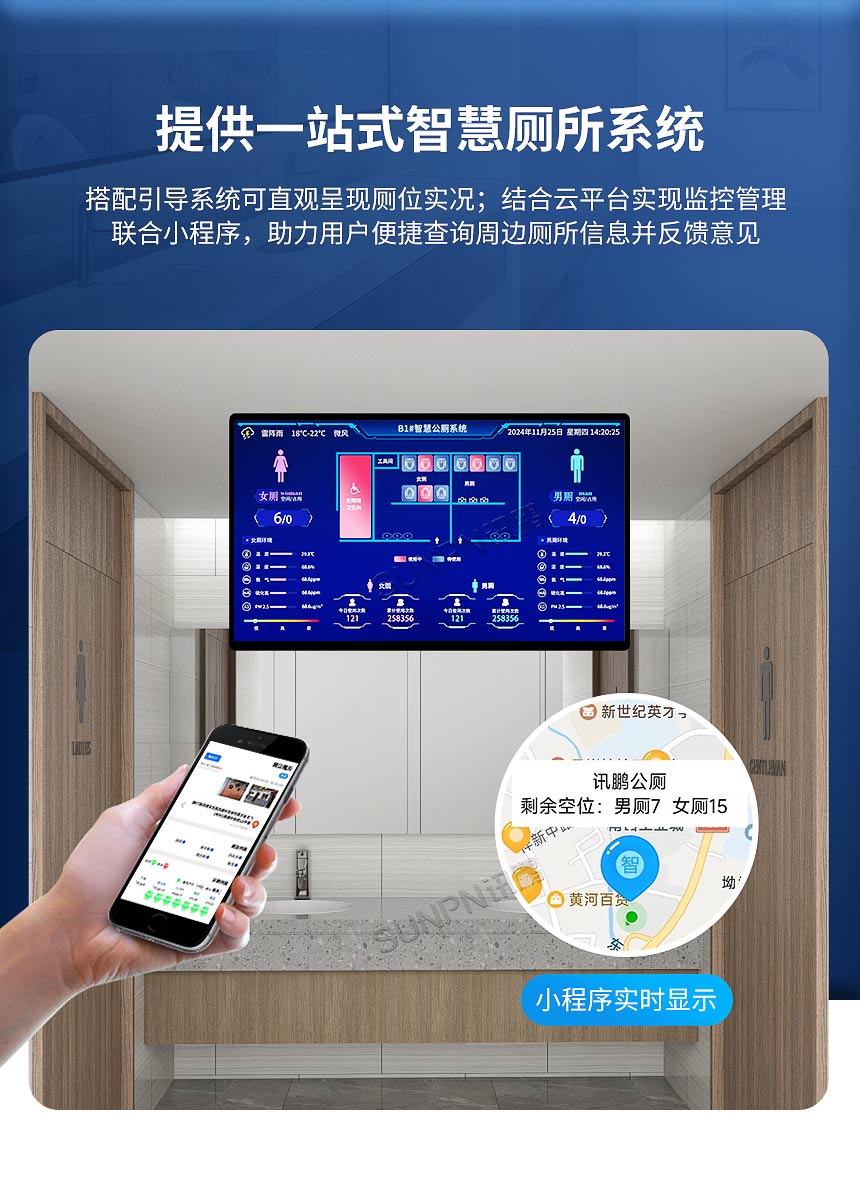 一站式智慧厕所系统 一站式智慧厕所系统