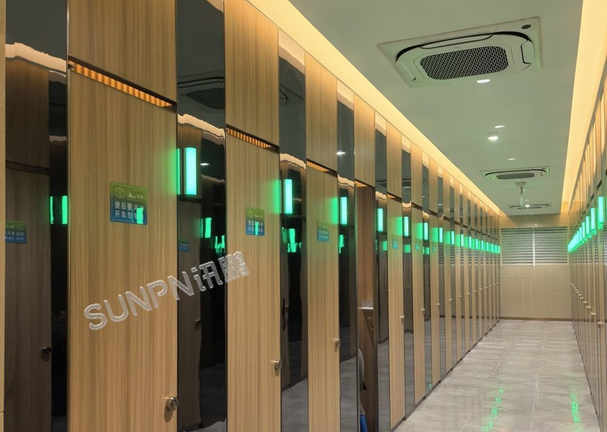 讯鹏科技智慧公厕系统-安装后样式