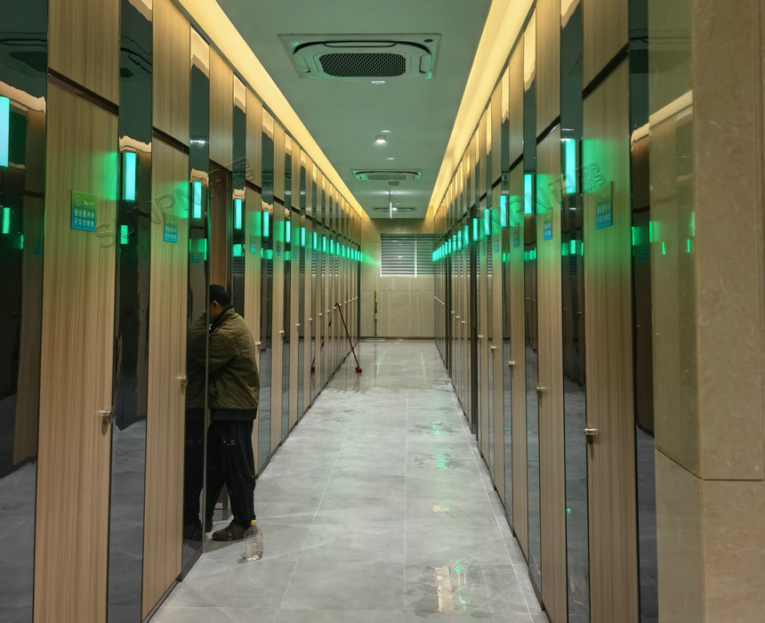 智慧卫生间系统厕位状态灯应用案例 智慧卫生间系统厕位状态灯应用案例