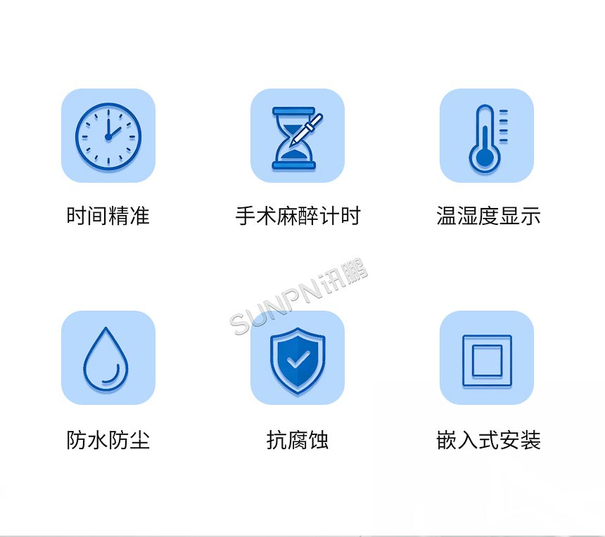 手术室电子钟功能特点