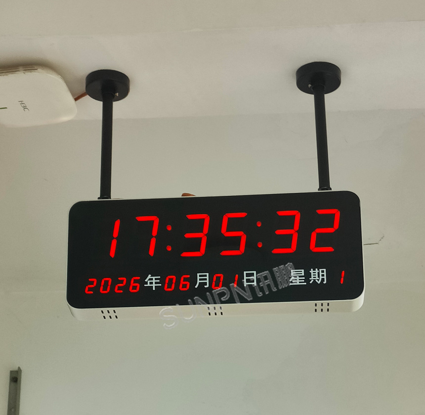 讯鹏科技的NTP同步时钟安装介绍
