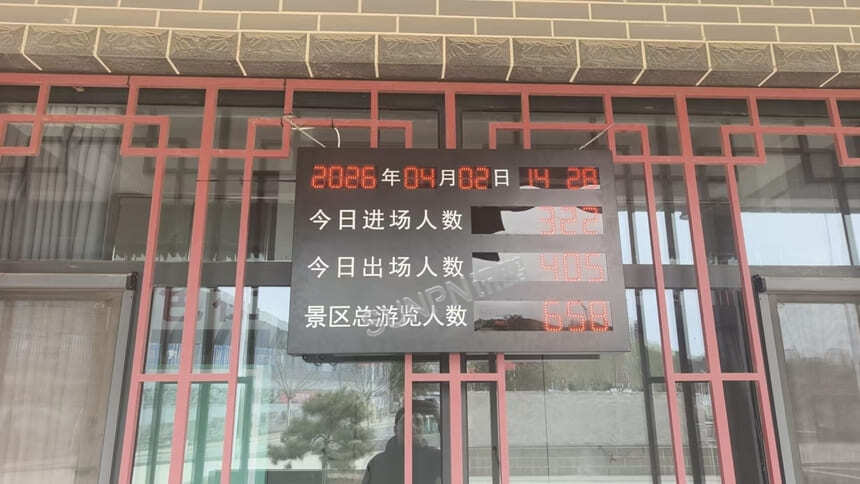 讯鹏客流统计系统-客流显示屏